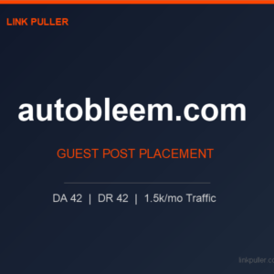 Publish Guest Post on autobleem.com