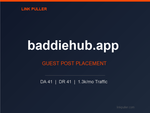 Publish Guest Post on baddiehub.app