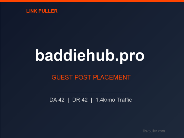 Publish Guest Post on baddiehub.pro