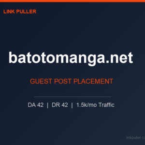 Publish Guest Post on batotomanga.net
