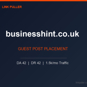 Publish Guest Post on businesshint.co.uk