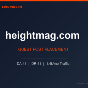 Publish Guest Post on heightmag.com