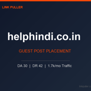 Publish Guest Post on helphindi.co.in