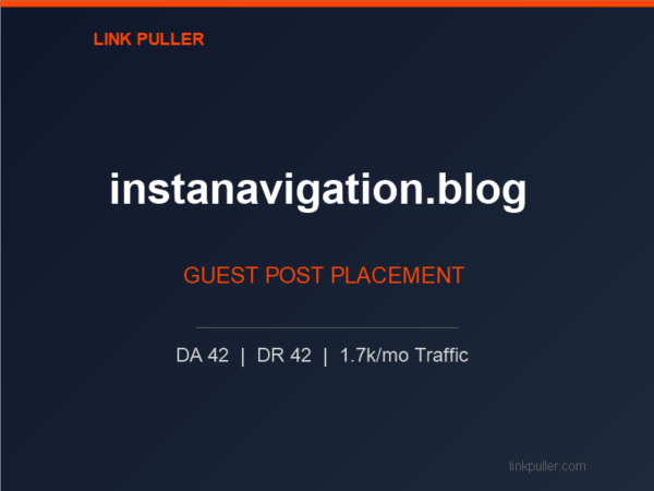 Publish Guest Post on instanavigation.blog