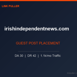 Publish Guest Post on irishindependentnews.com