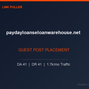 Publish Guest Post on paydayloanseloanwarehouse.net