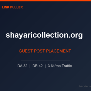 Publish Guest Post on shayaricollection.org