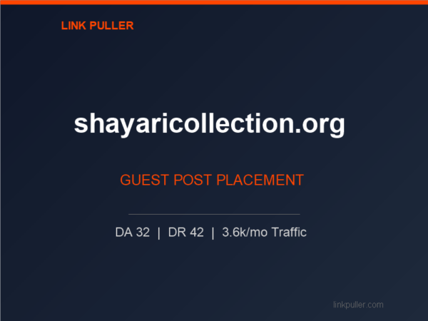 Publish Guest Post on shayaricollection.org