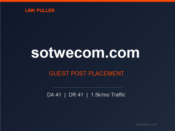 Publish Guest Post on sotwecom.com