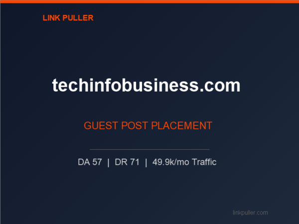 Publish Guest Post on techinfobusiness.com