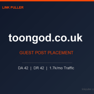Publish Guest Post on toongod.co.uk