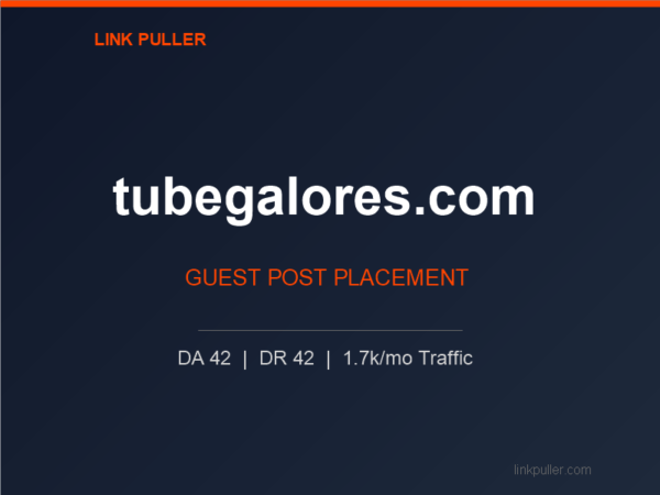 Publish Guest Post on tubegalores.com