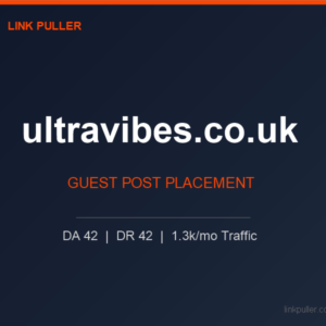 Publish Guest Post on ultravibes.co.uk