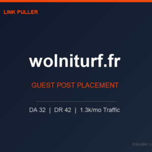 Publish Guest Post on wolniturf.fr